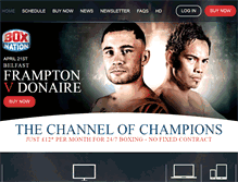 Tablet Screenshot of boxnation.com
